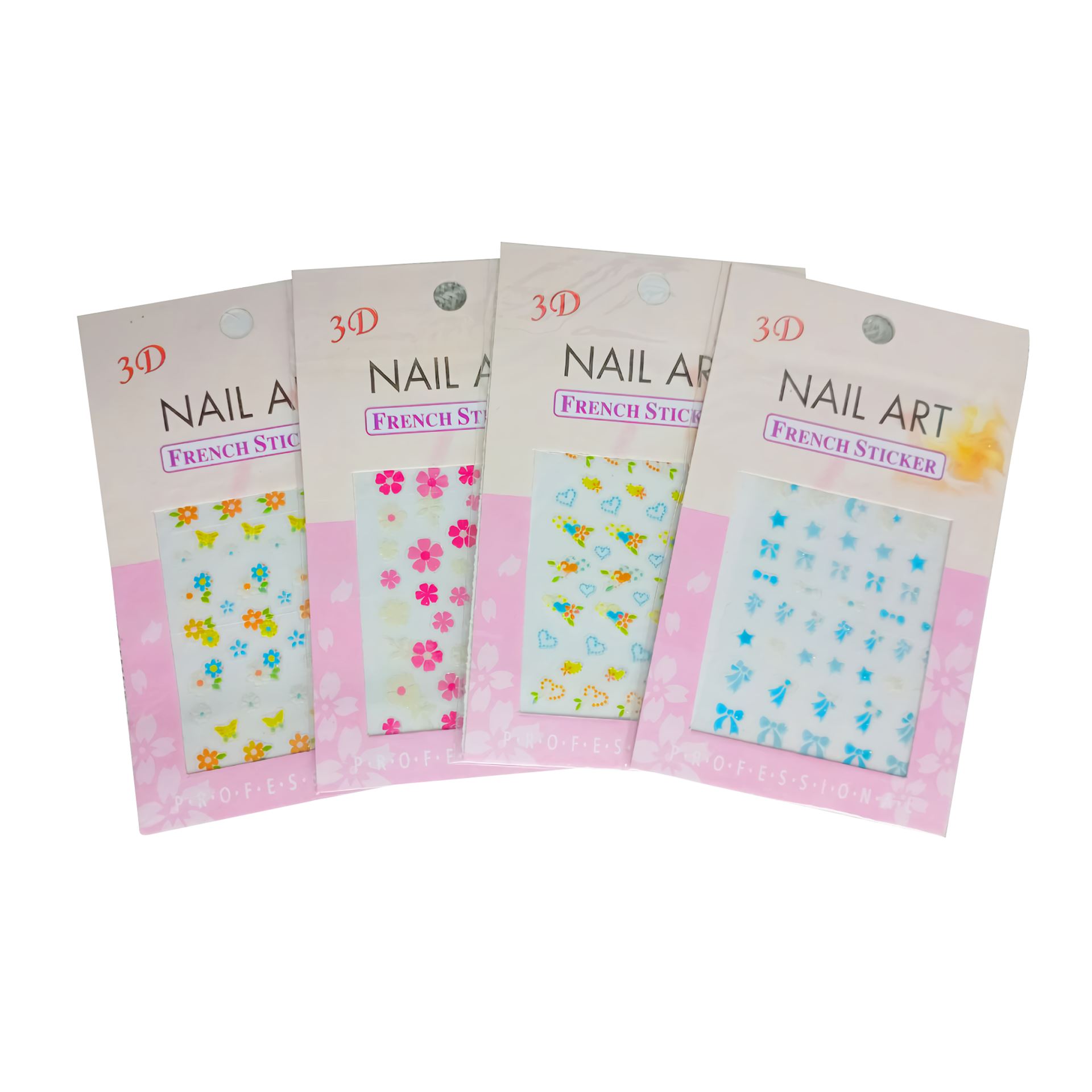 Водні наліпки для нігтів NAIL ART 3D FRENCH STICKER в асортименті