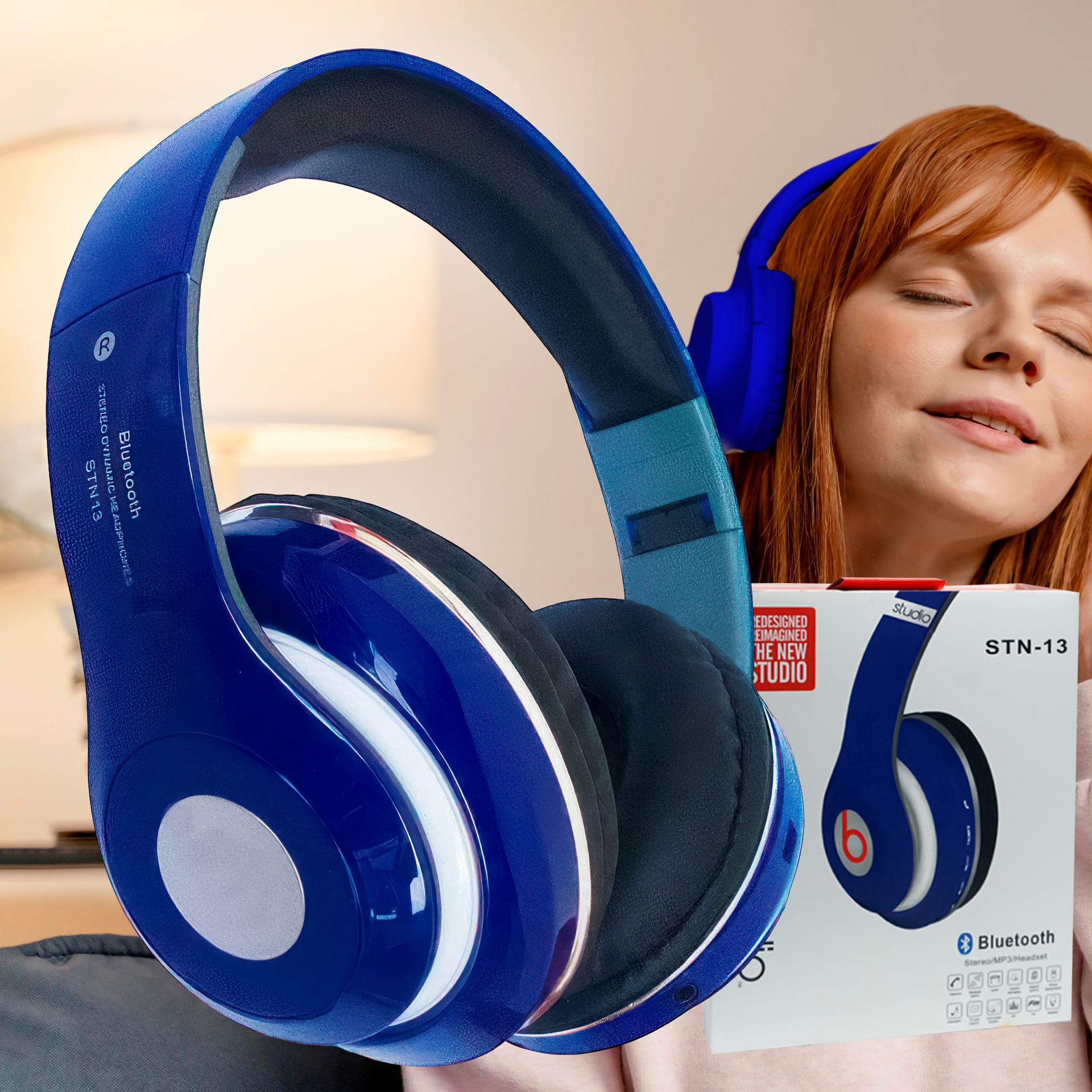 Бездротові стеріо блютуз TWS навушники STN 13 Wireless Stereo Headphones