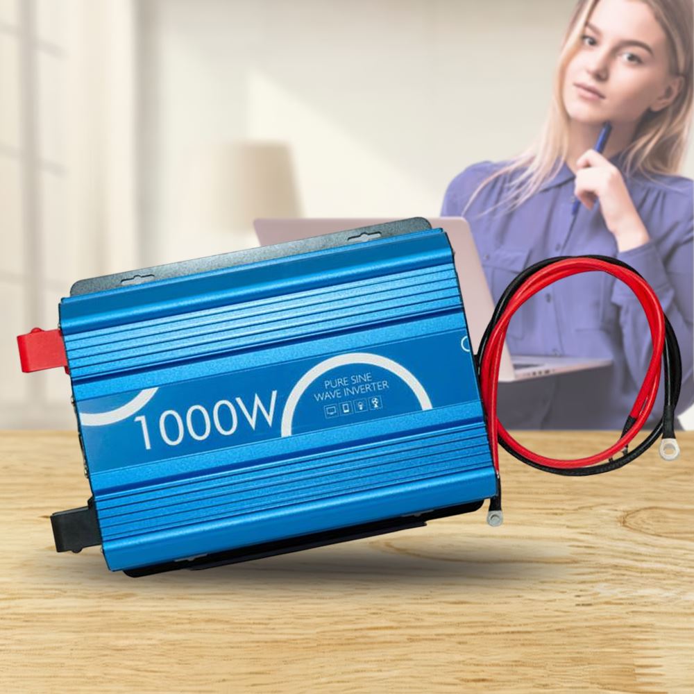 Інвертор Pure Sine Wave Inverter 06-10 перетворювач напруги 12V-220V (1000W) (LUX)