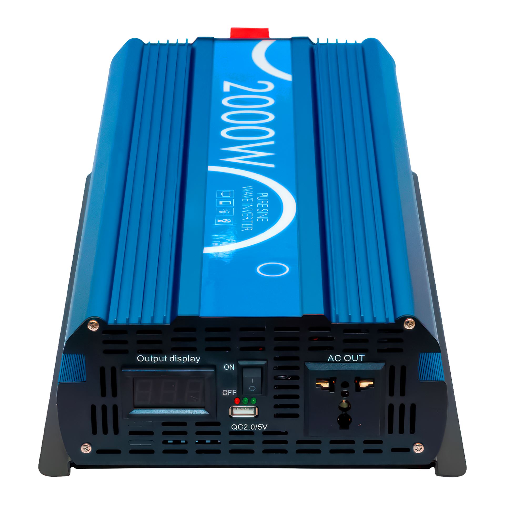 Інвертор 06-11 перетворювач напруги Pure Sine Wave Inverter 12V-220V 2000W (LUX)