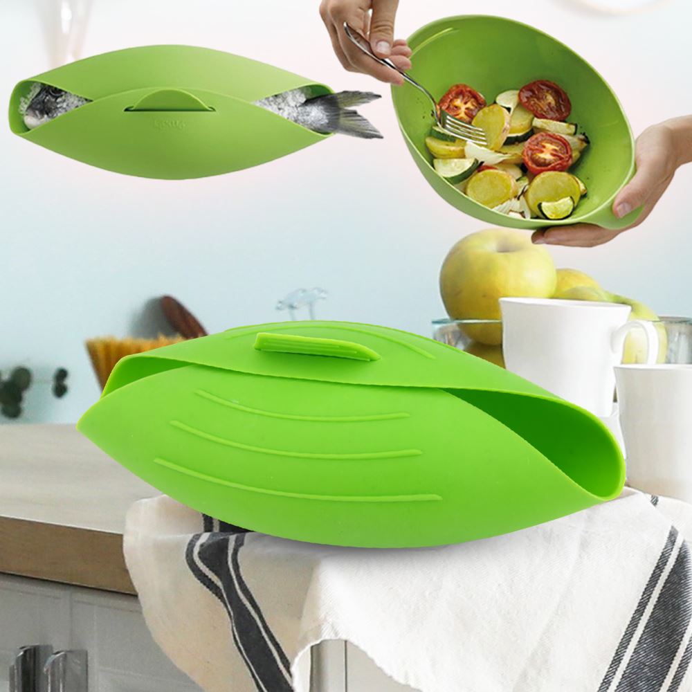 Силіконова миска для випічки SILICON COOKING POCKET, Зелений