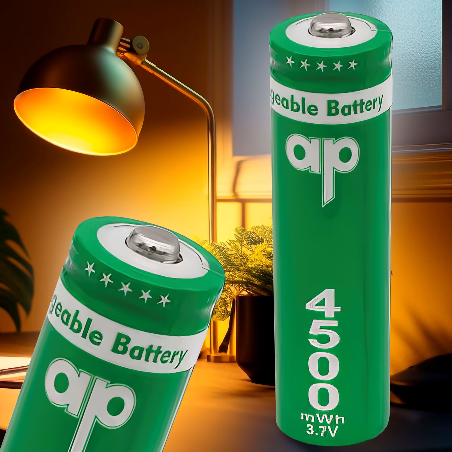 Акумуляторна батарейка 1шт AP 18650 Li-ion 1200 mAh 3.7V