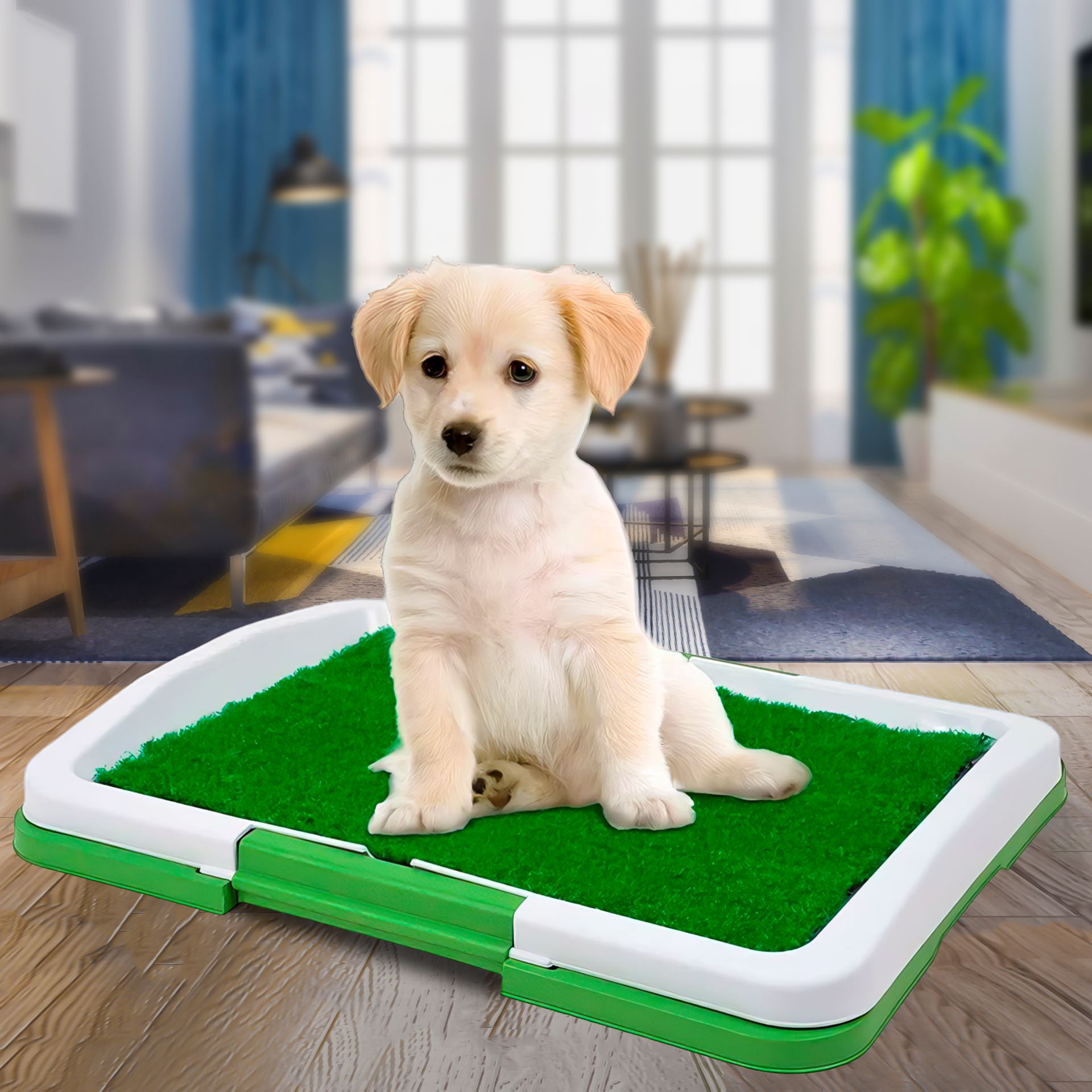 Домашній туалет-лоток з килимком для тварин собак і котів Puppy Potty Pad (HA-300)