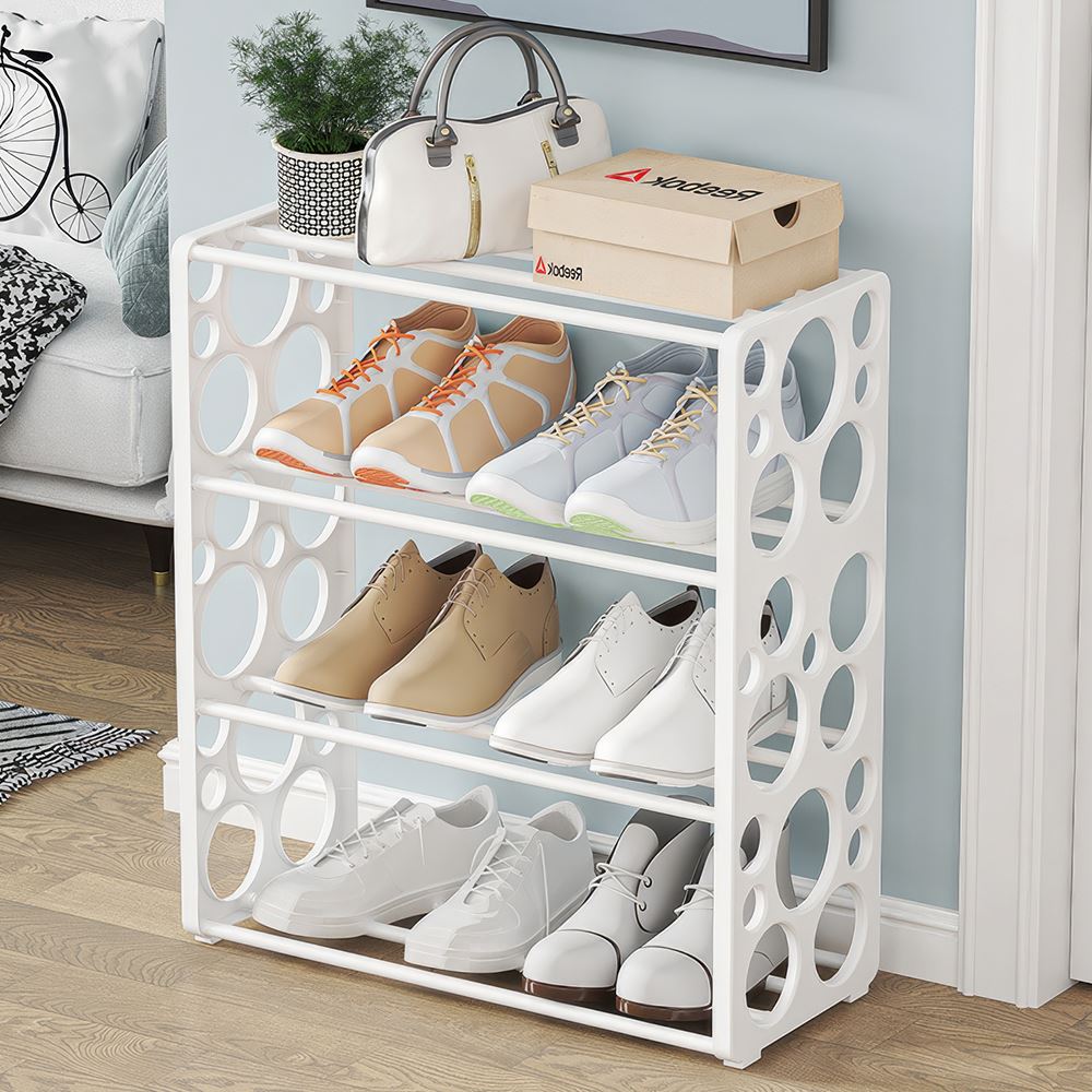 Органайзер для взуття на 4 полиці Shoe rack YX9116 45,5х20х51,6 см, метал, пластик (2146)