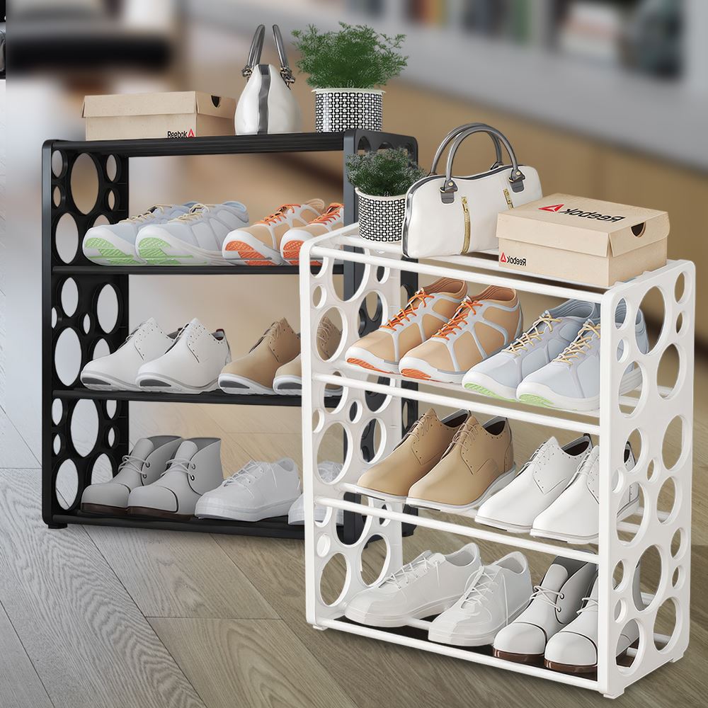 Органайзер для взуття на 4 полиці Shoe rack YX9116 45,5х20х51,6 см, метал, пластик (2146)