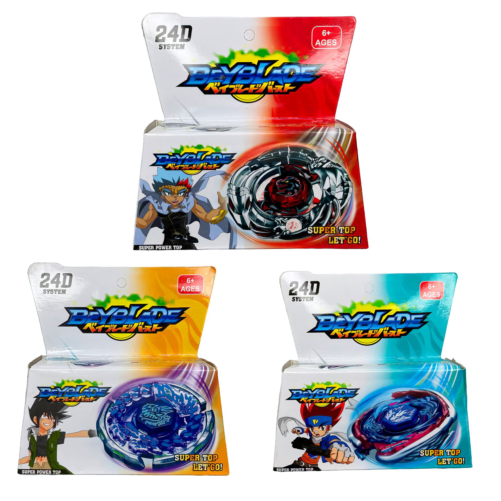 Інтерактивна дитяча пускова іграшка дзига Beyblade CC2016 Super Top 24D в асортименті