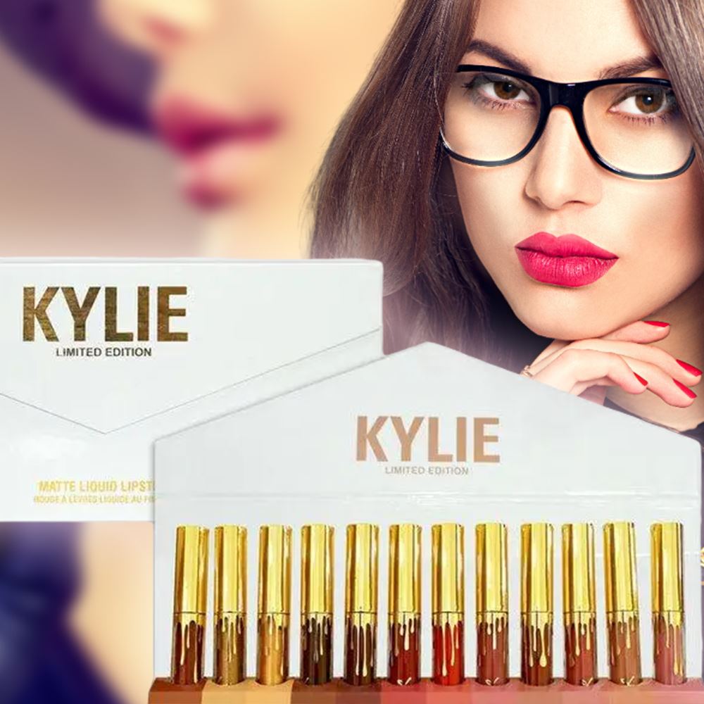 Рідка помада Kylie Limited Edition Matte Liquid Lipstick (конверт) - 12 шт. (AHMD)