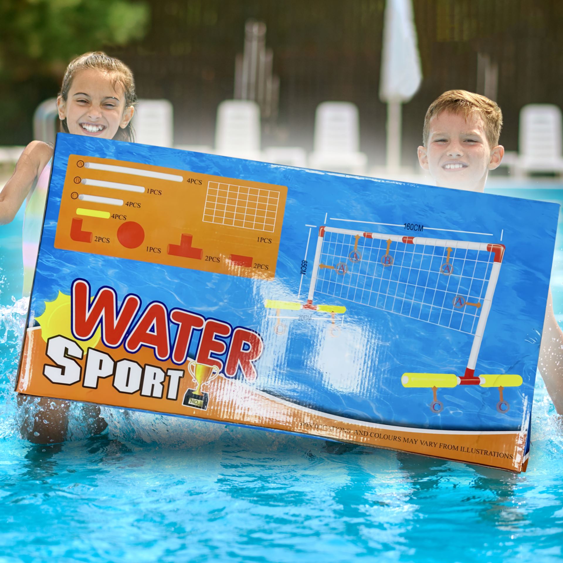 Дитяча гра для басейну водяний волейбол Water sport