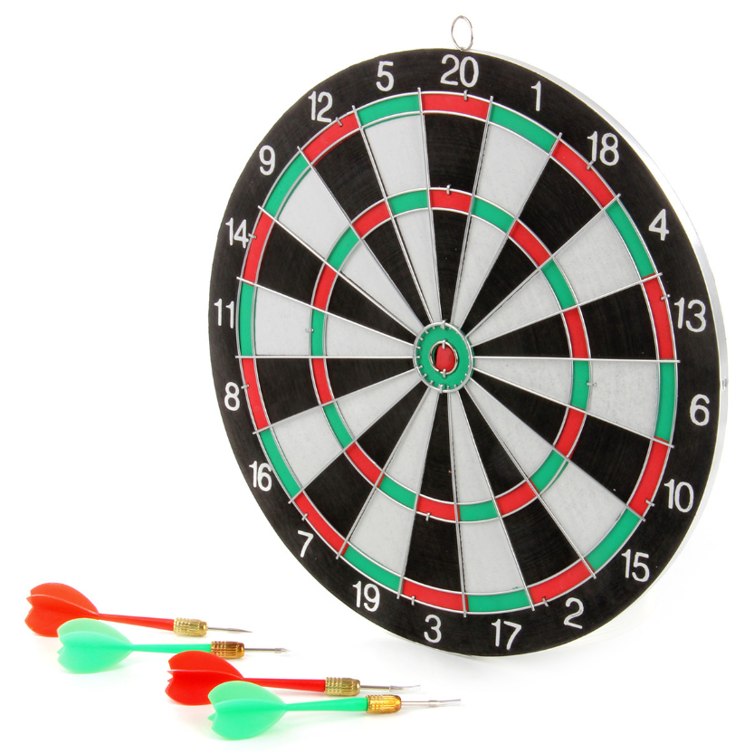 Мішень для гри в дартс з пресованого паперу Dart board 29 см