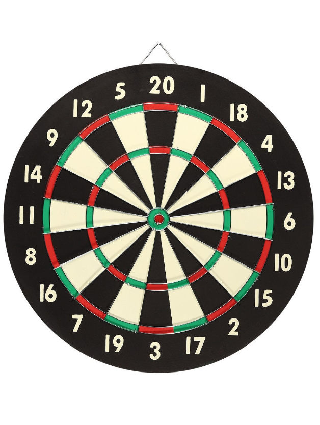 Мішень для гри в дартс з пресованого паперу Dart board 29 см