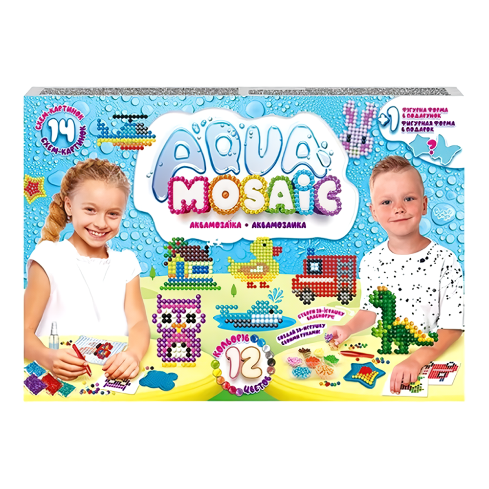 Набір для креативної творчості Danko Toys "Аквамозаїка" (малий набір)