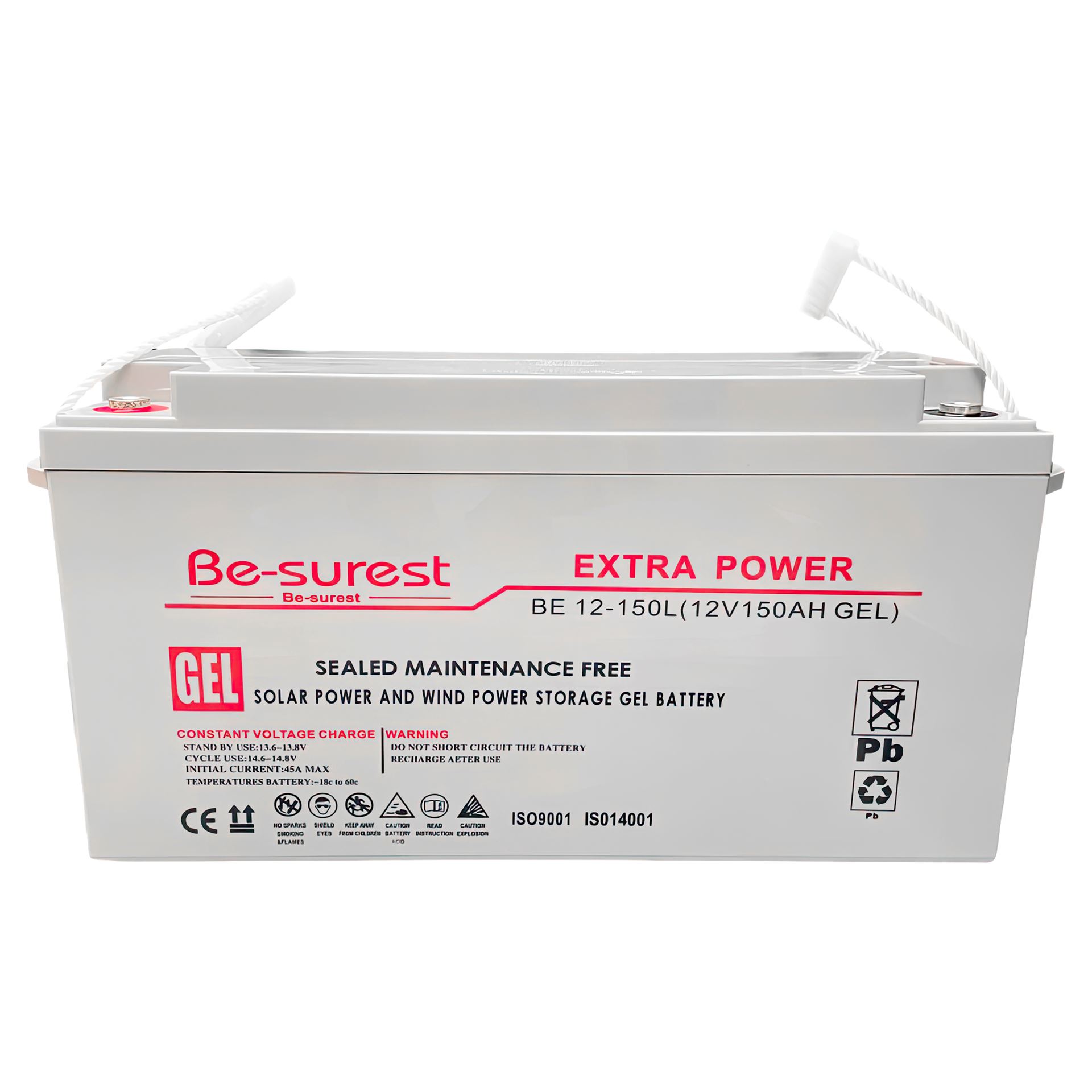 Гелевий акумулятор-батерея Be-surest extra power 150 Ah/12V