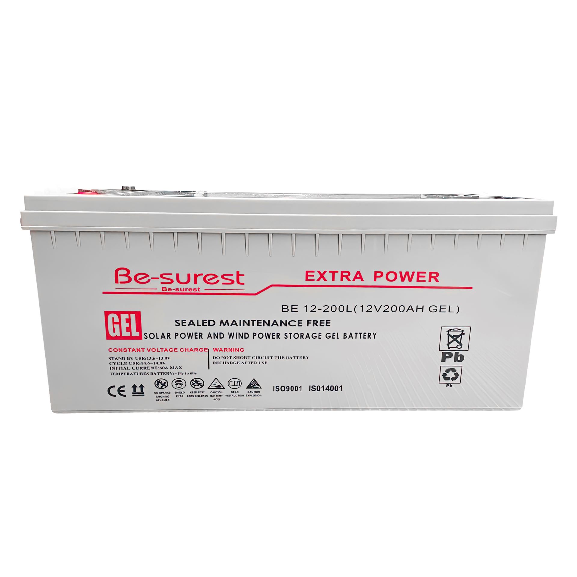 Гелевий акумулятор Be-surest extra power 200 Ah/12V