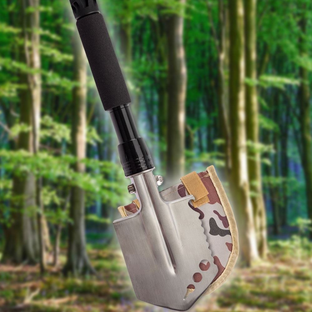 Туристична лопата 4 в 1 Mini Multifunctional Shovel, складна